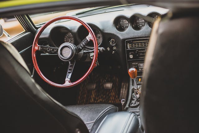 1972 Datsun 240Z interior front