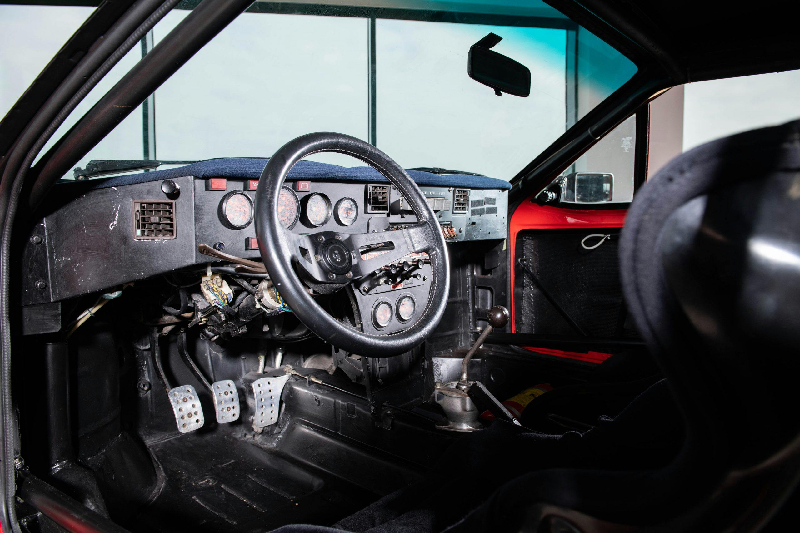1980 Lancia 037 Prototype interior steering wheel