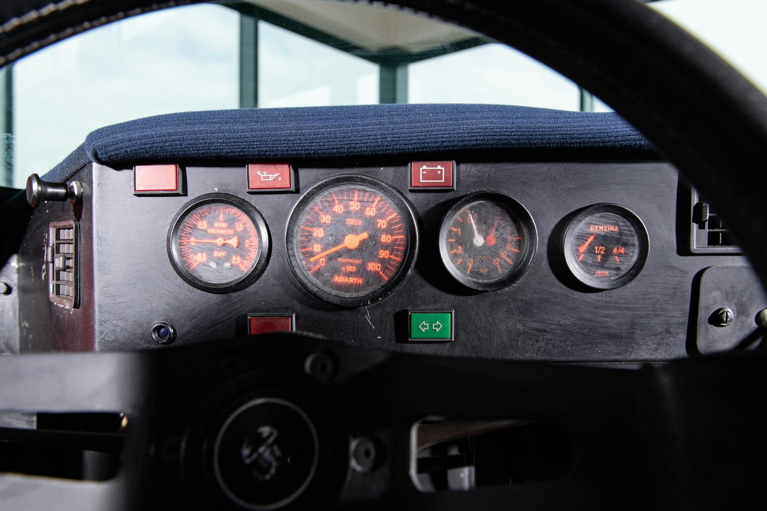 1980 Lancia 037 Prototype interior gauges detail