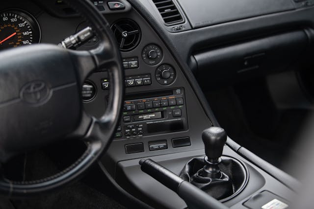 1993 Toyota Turbo Supra interior center console