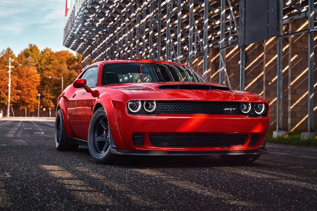 2018 Dodge Challenger SRT Demon front three-quarter