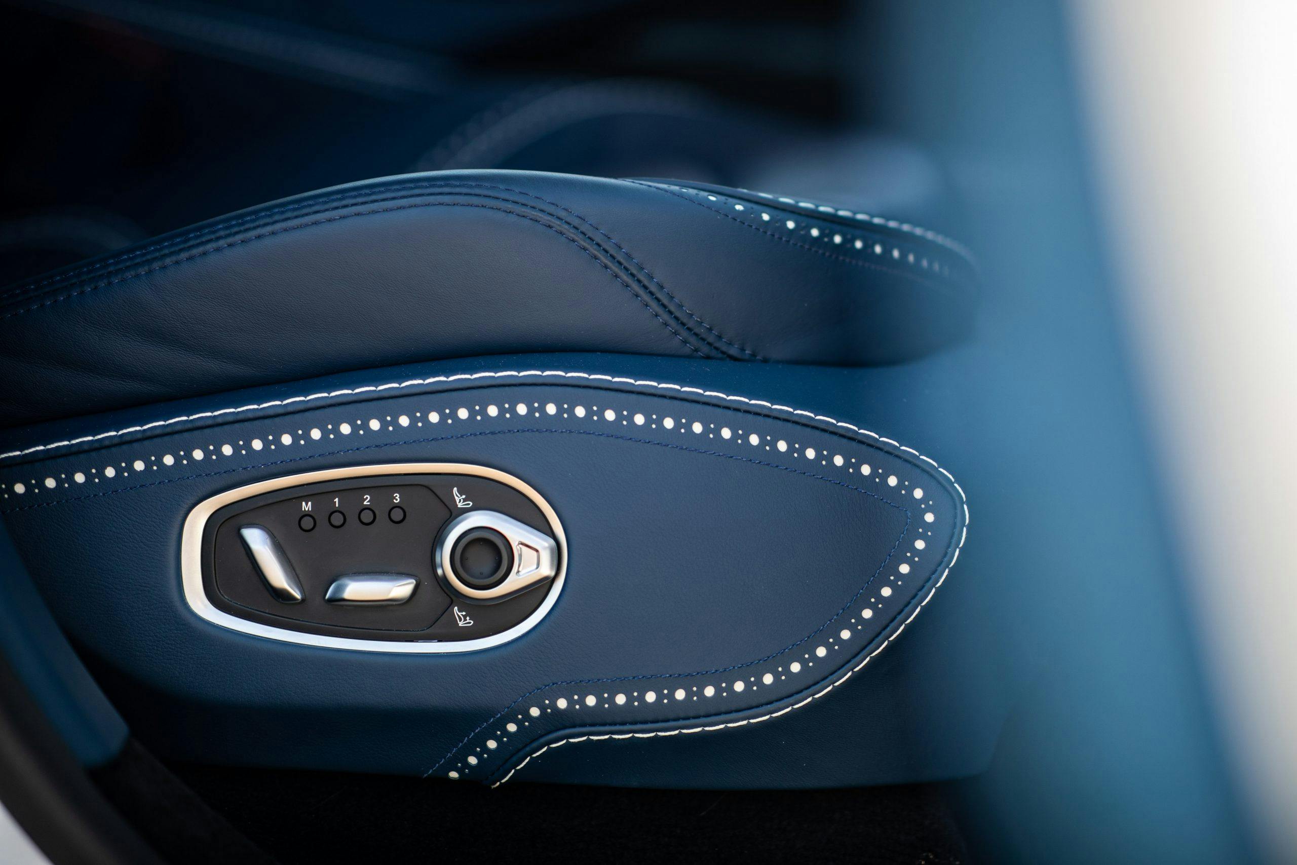 2021 Aston Martin DBX interior seat modes