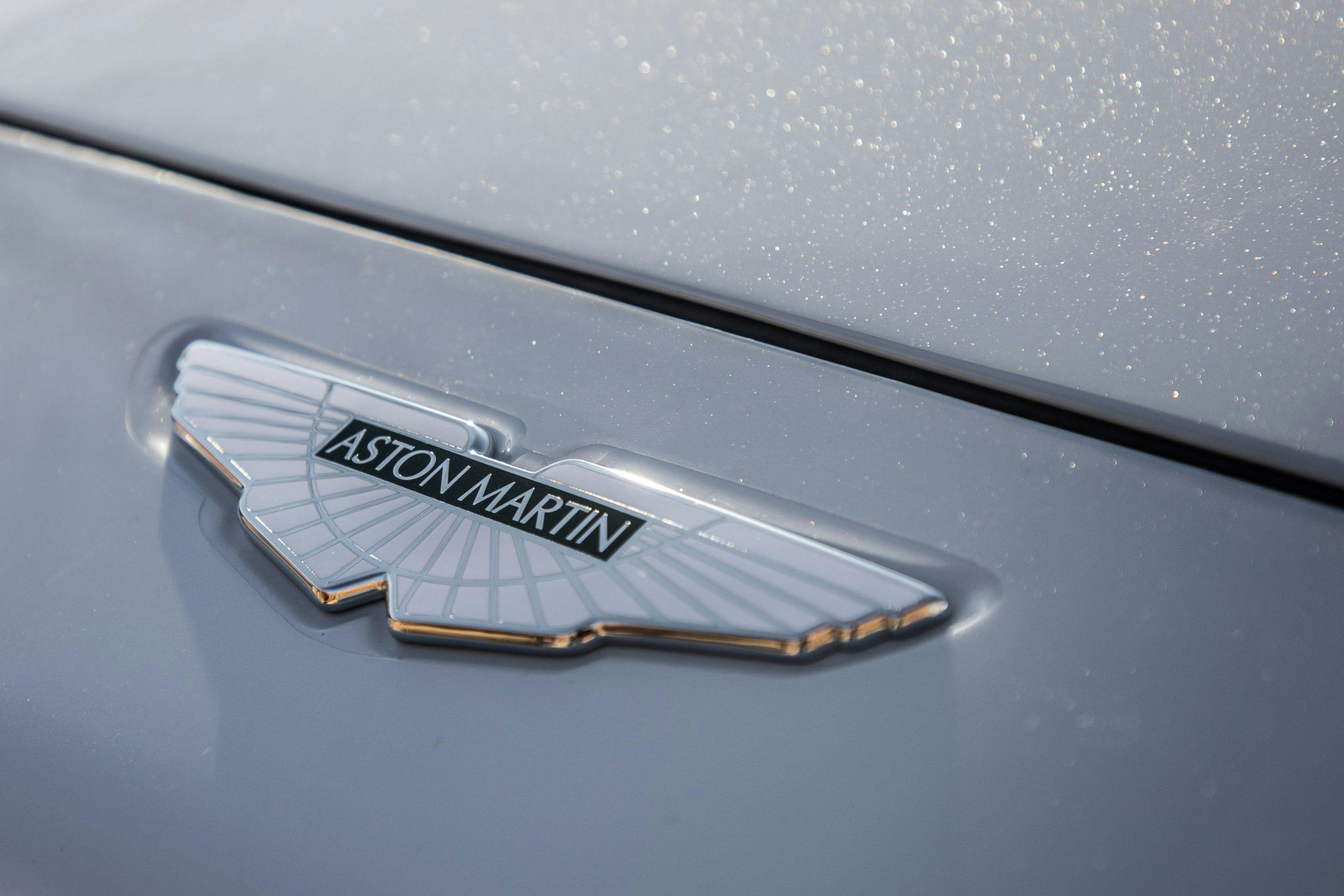 2021 Aston Martin DBX hood badge detail