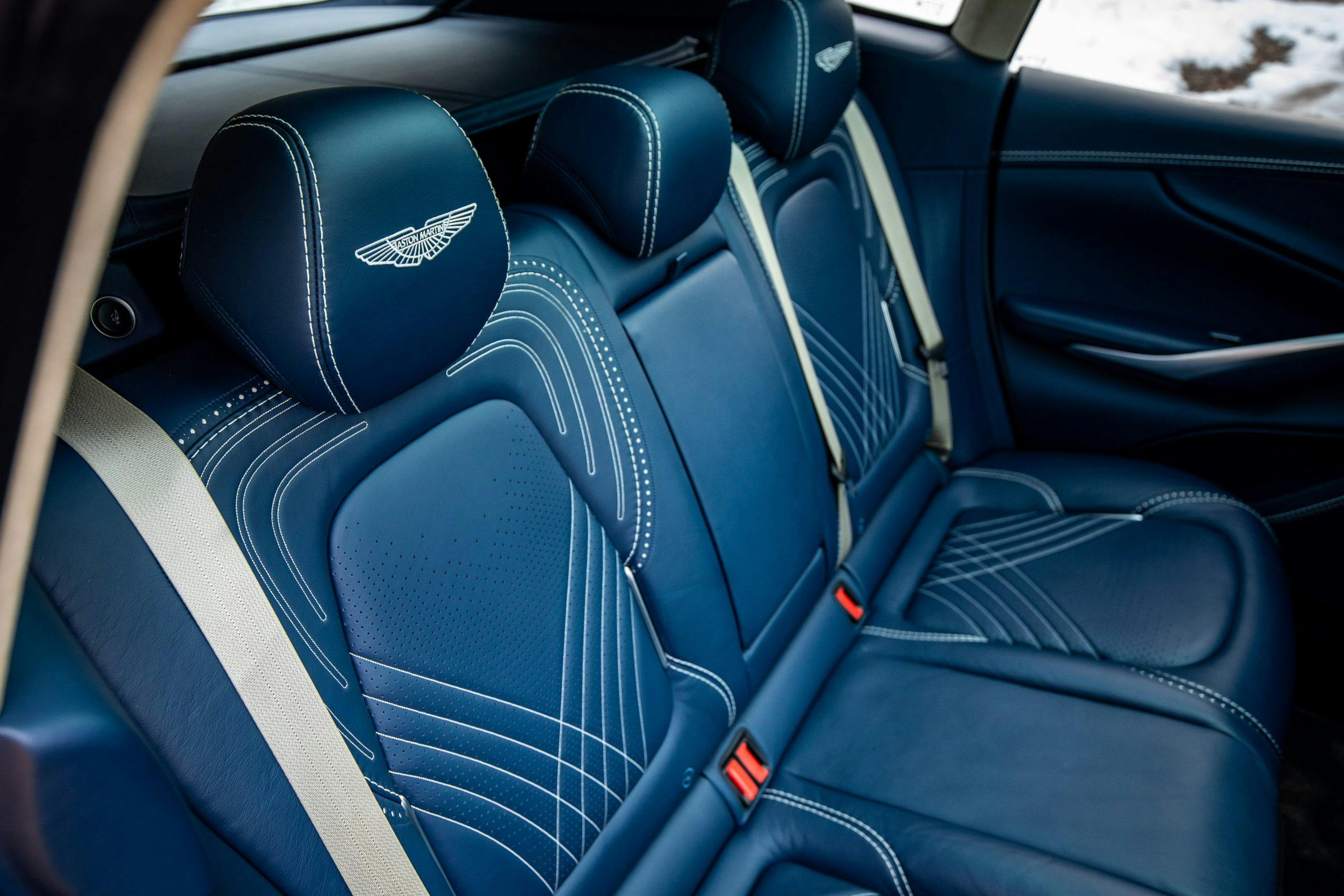 2021 Aston Martin DBX interior rear seat