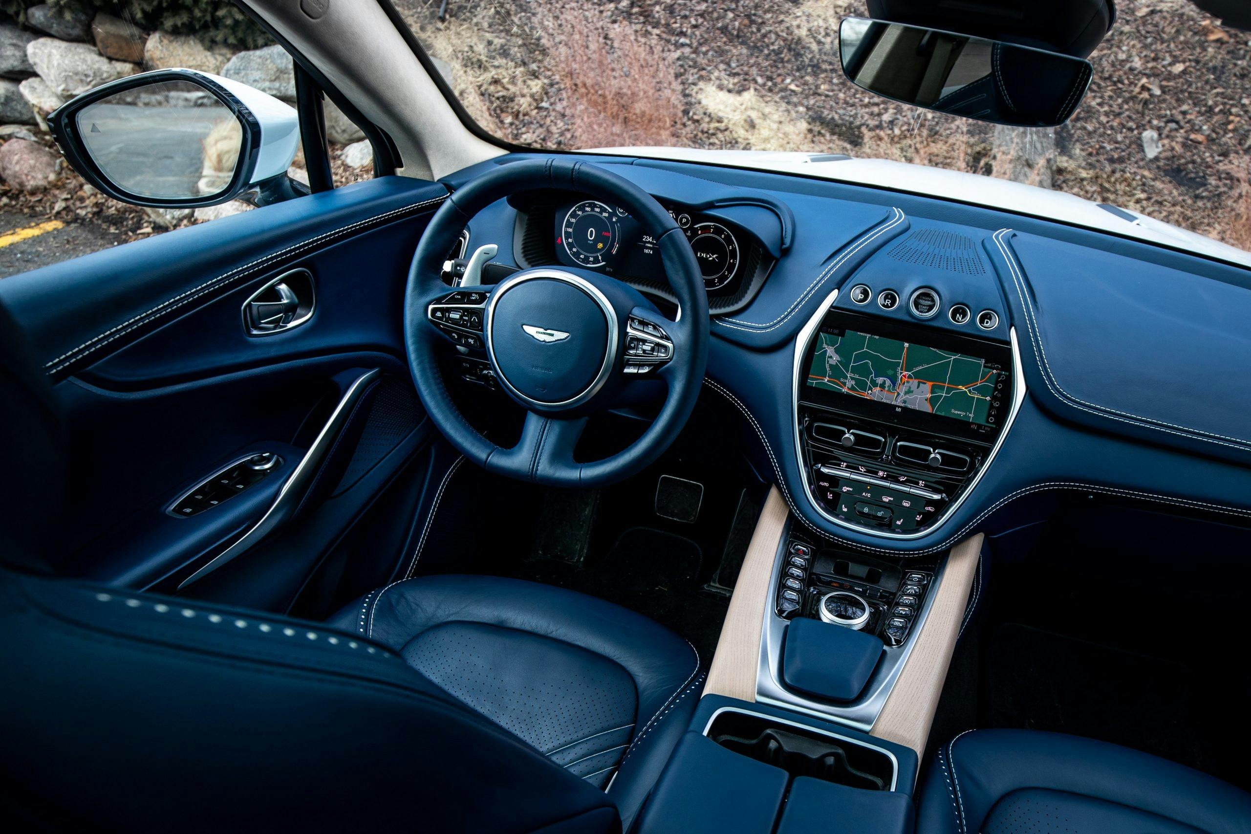 2021 Aston Martin DBX interior drivers seat