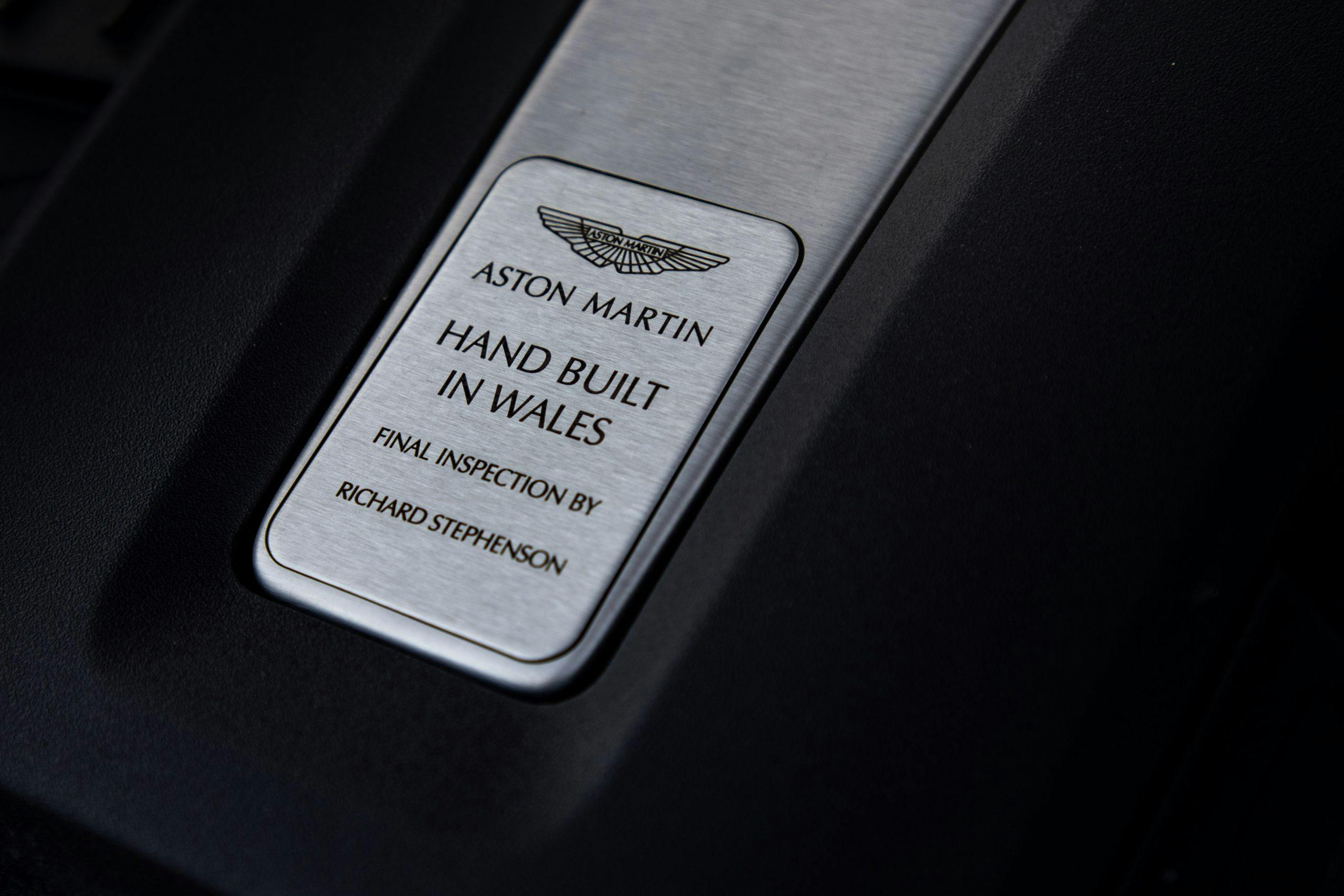 2021 Aston Martin DBX engine hand built detail