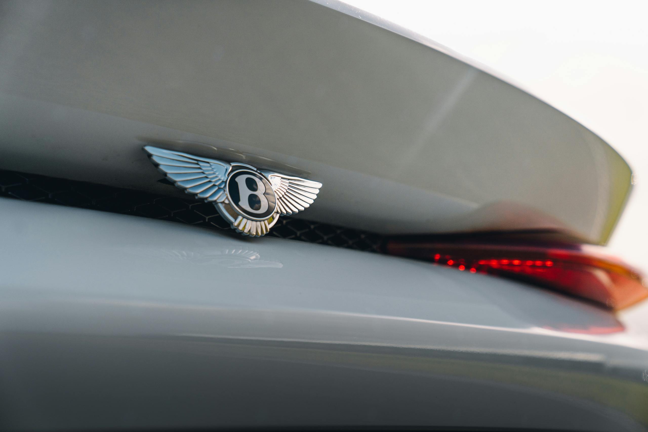 2021 Bentley Bacalar rear trunklid badge detail