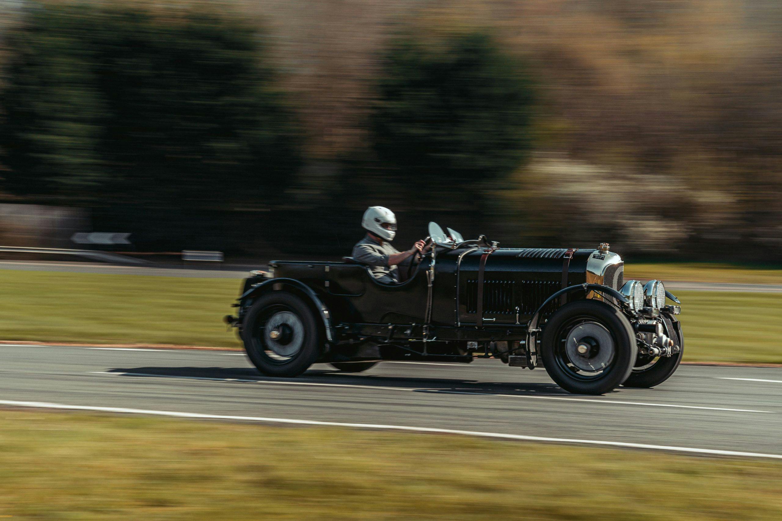 Bentley Blower Continuation Car side profile action