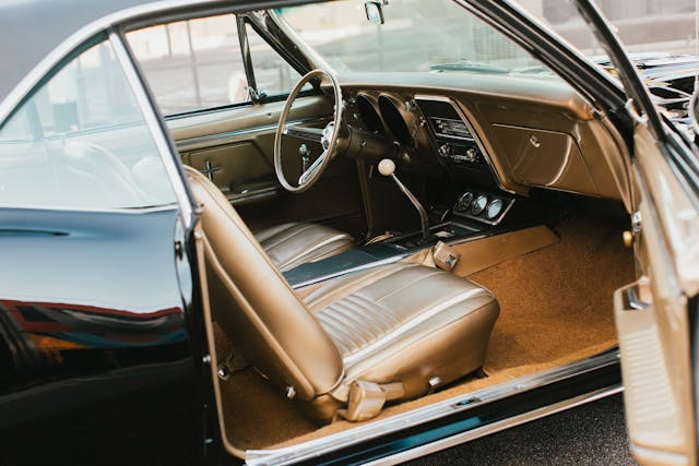 1967 Black Panther Camaro interior door open