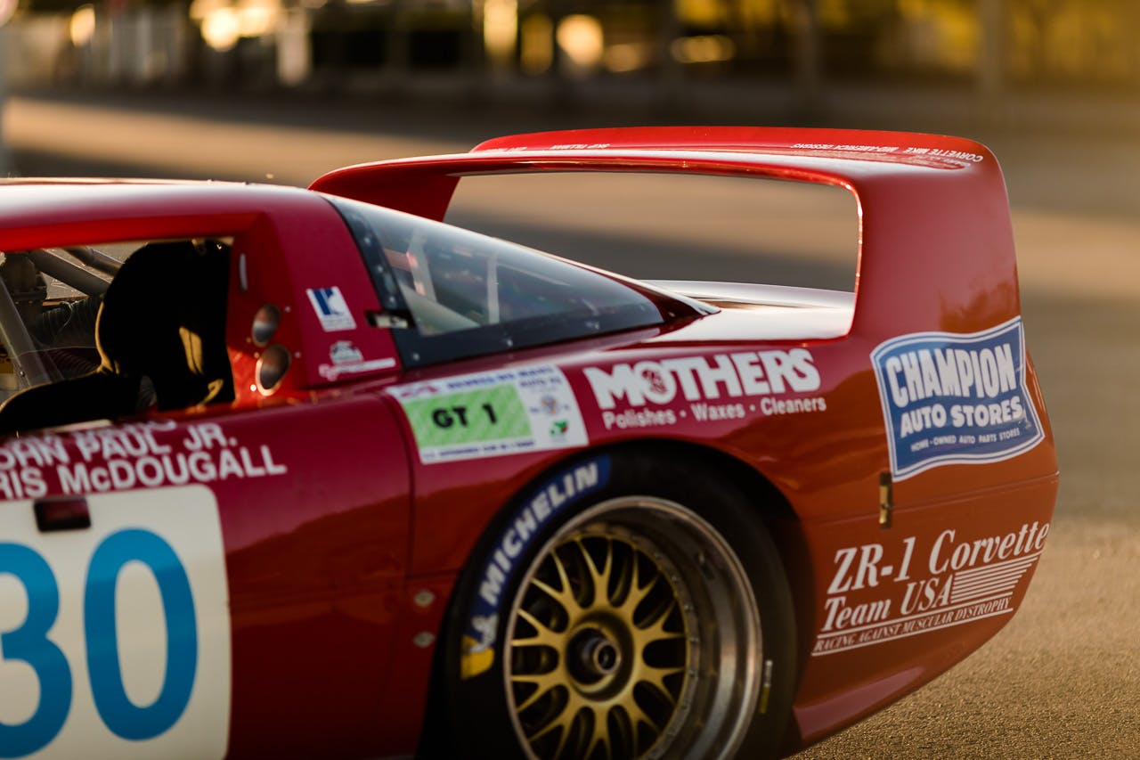 1995 Corvette ZR1 GT1 Le Mans rear spoiler