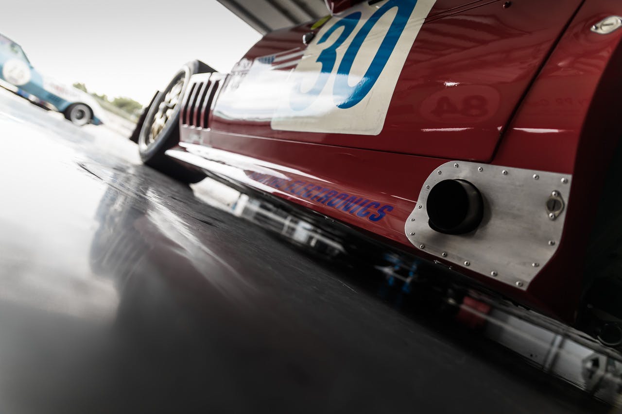 1995 Corvette ZR1 GT1 Le Mans exhaust garage