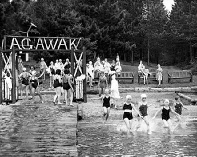 Camp Agawak Girls Camp swimming