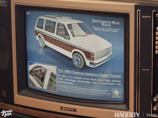 Chrysler Imperial Crown Tourer Ad in box television mock up
