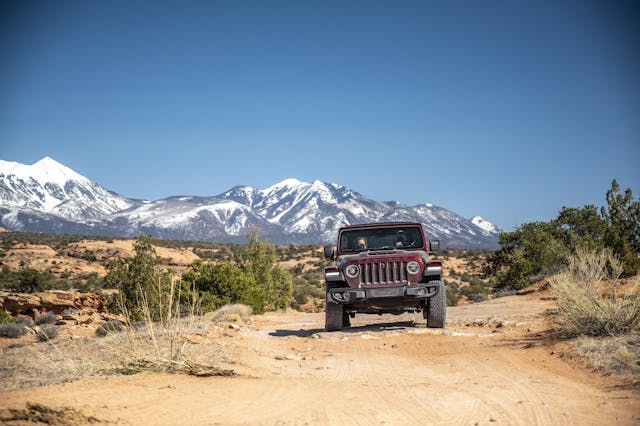 2021 Jeep Wrangler Rubicon 392 front with mountainous background