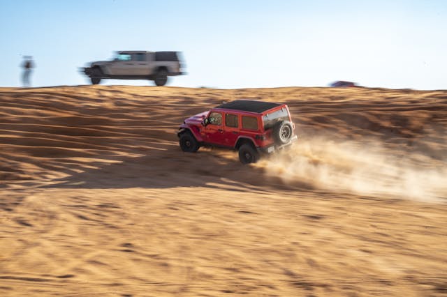 2021 Jeep Wrangler Rubicon 392 on the dunes