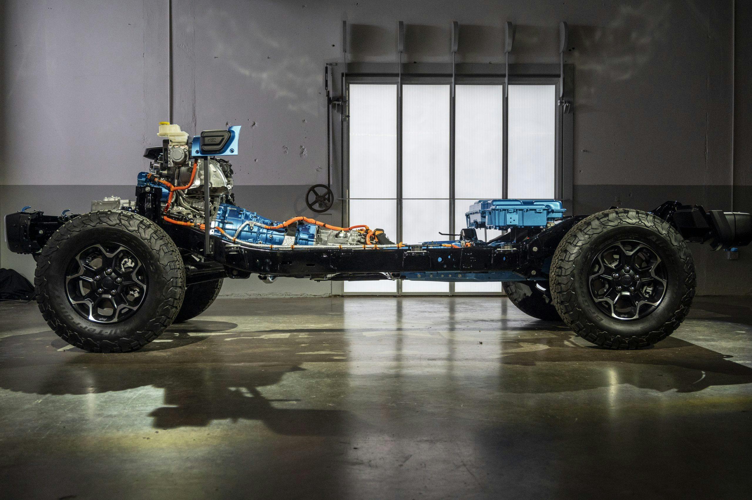 2021 Jeep Wrangler 4xe chassis