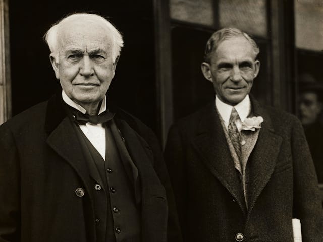 Thomas Edison and Henry Ford