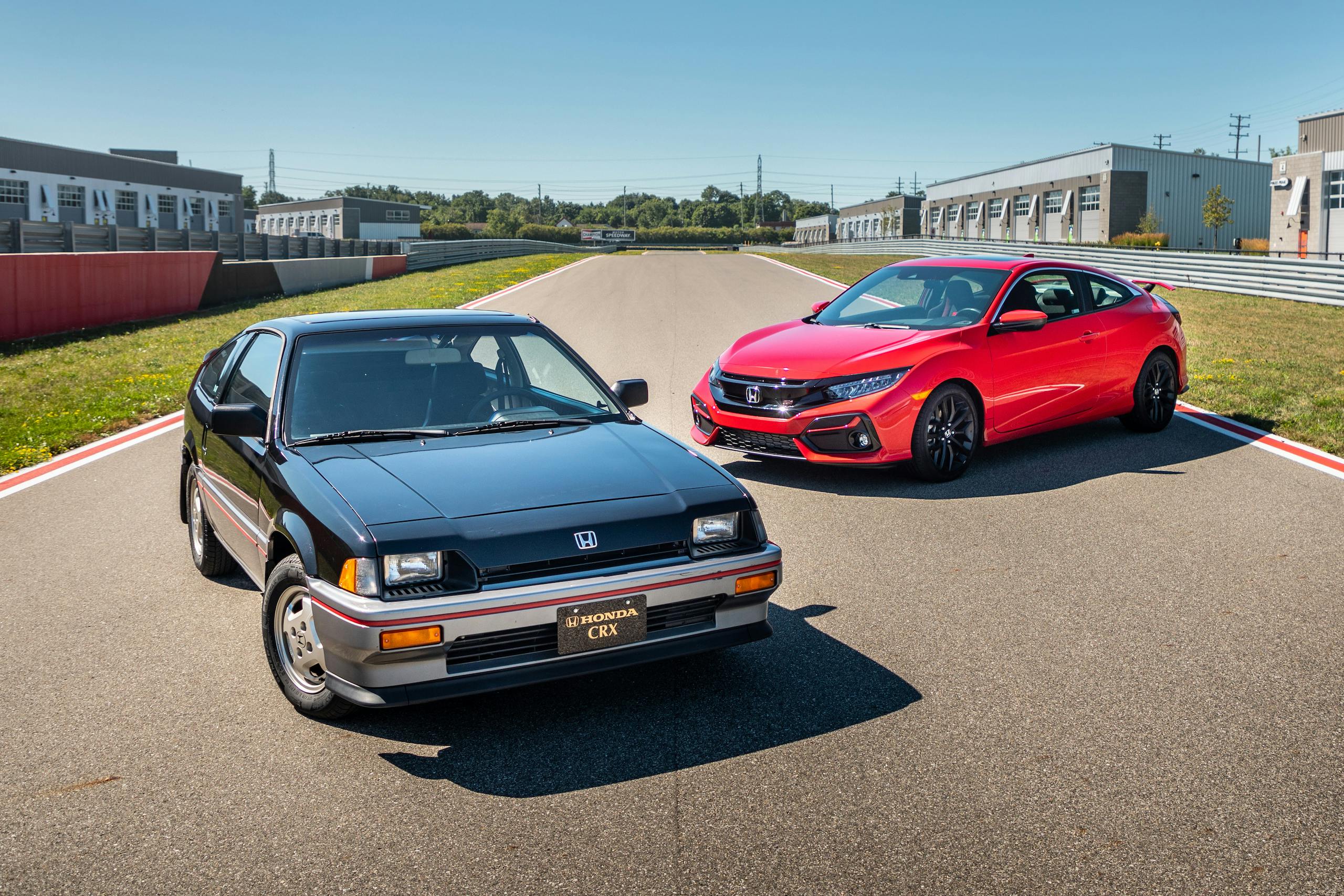 1985 CRX Si and 2020 Civic Si