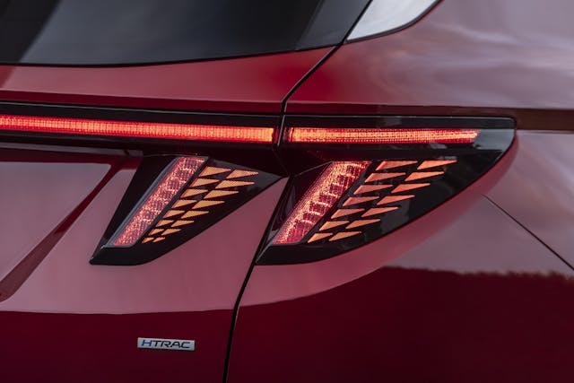 2022 Hyundai Tucson rear lights