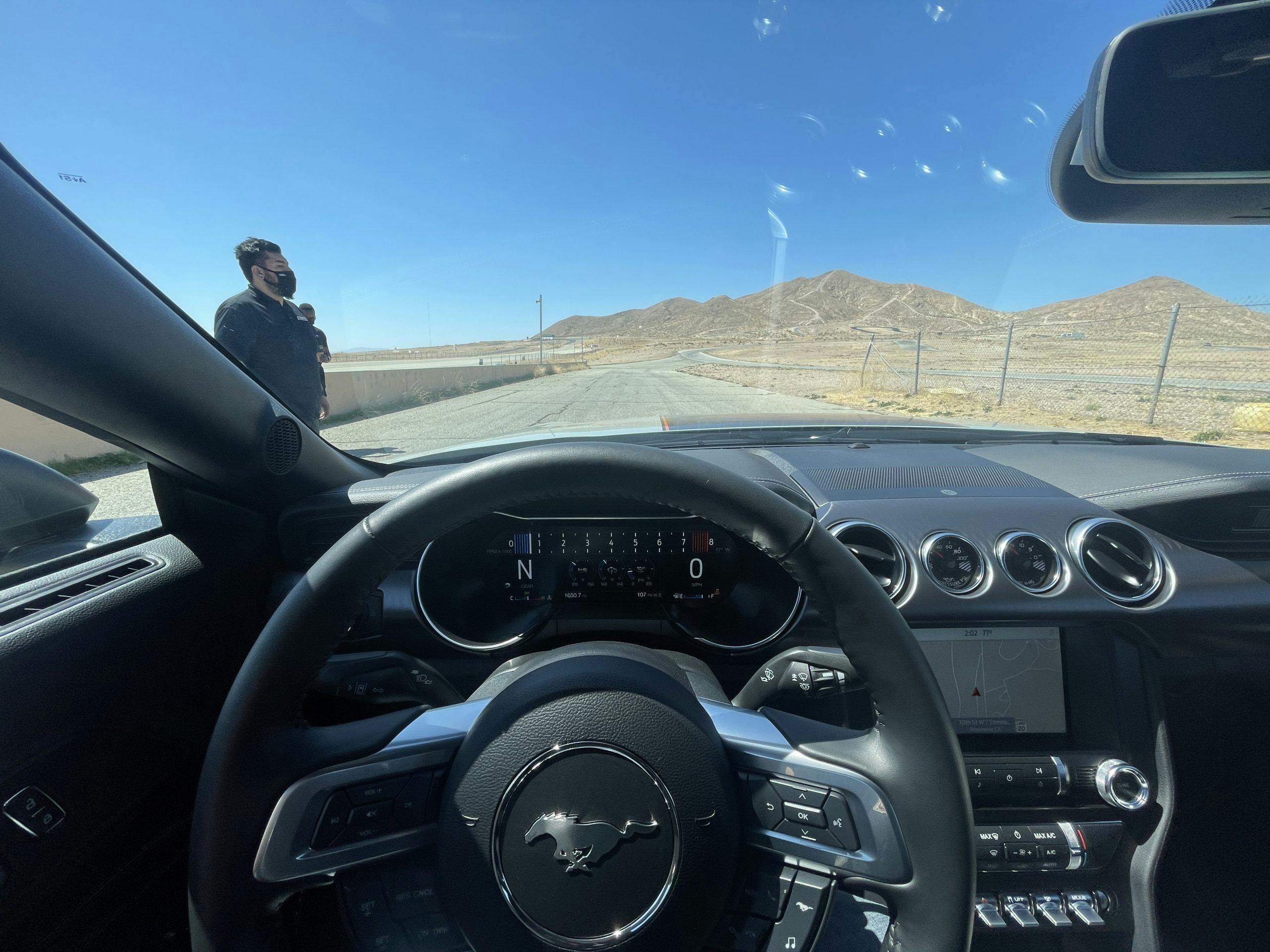 New Mustang Mach 1 interior driver cockpit