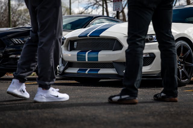 Mustang Week white shelby front