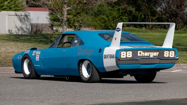 1969 Dodge Charger Daytona NASCAR rear three quarter