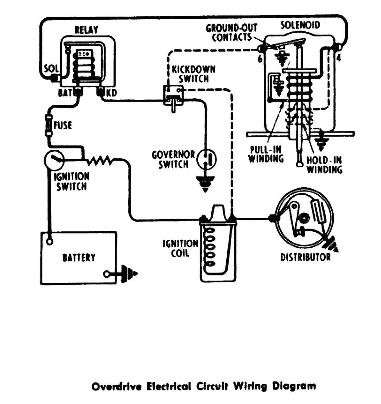 1955 Chevrolet Overdrive wiring