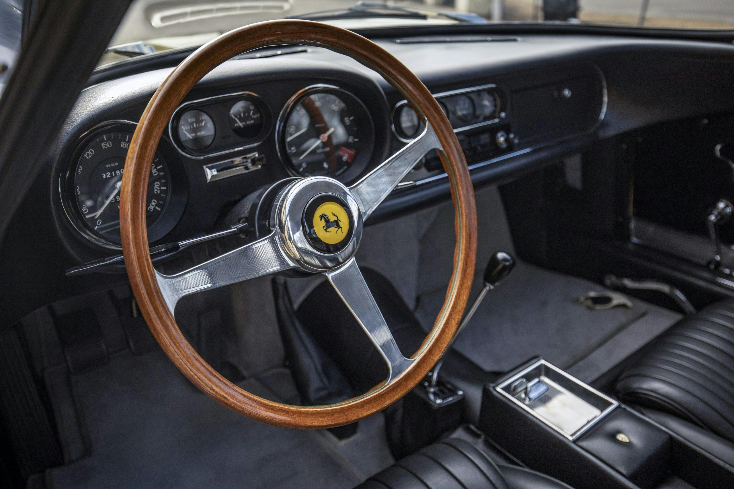 1968 Ferrari 275 GTB steering wheel