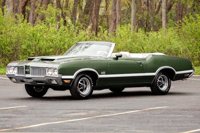Olds 442 Convertible front three-quarter