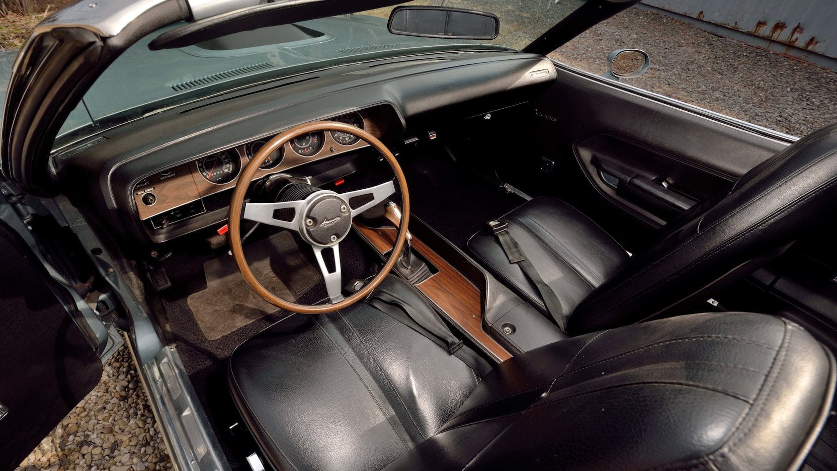 1971 Plyymouth HEMI Cuda Convertible interior