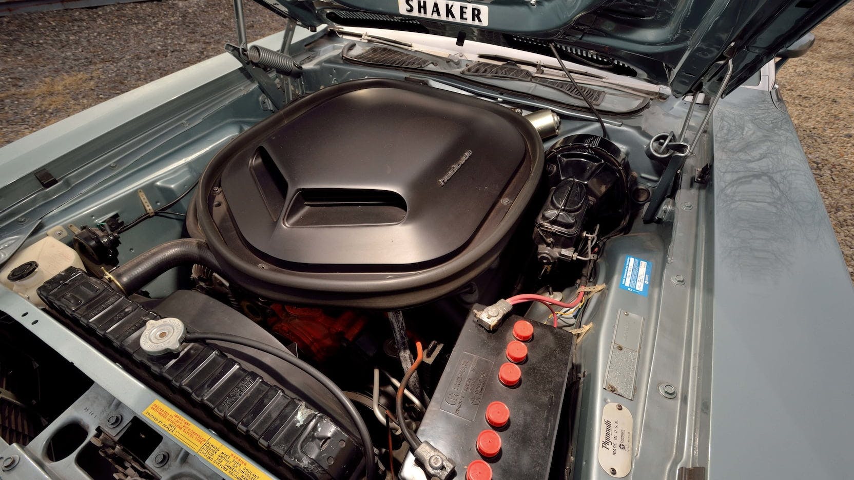 1971 Plyymouth HEMI Cuda Convertible engine