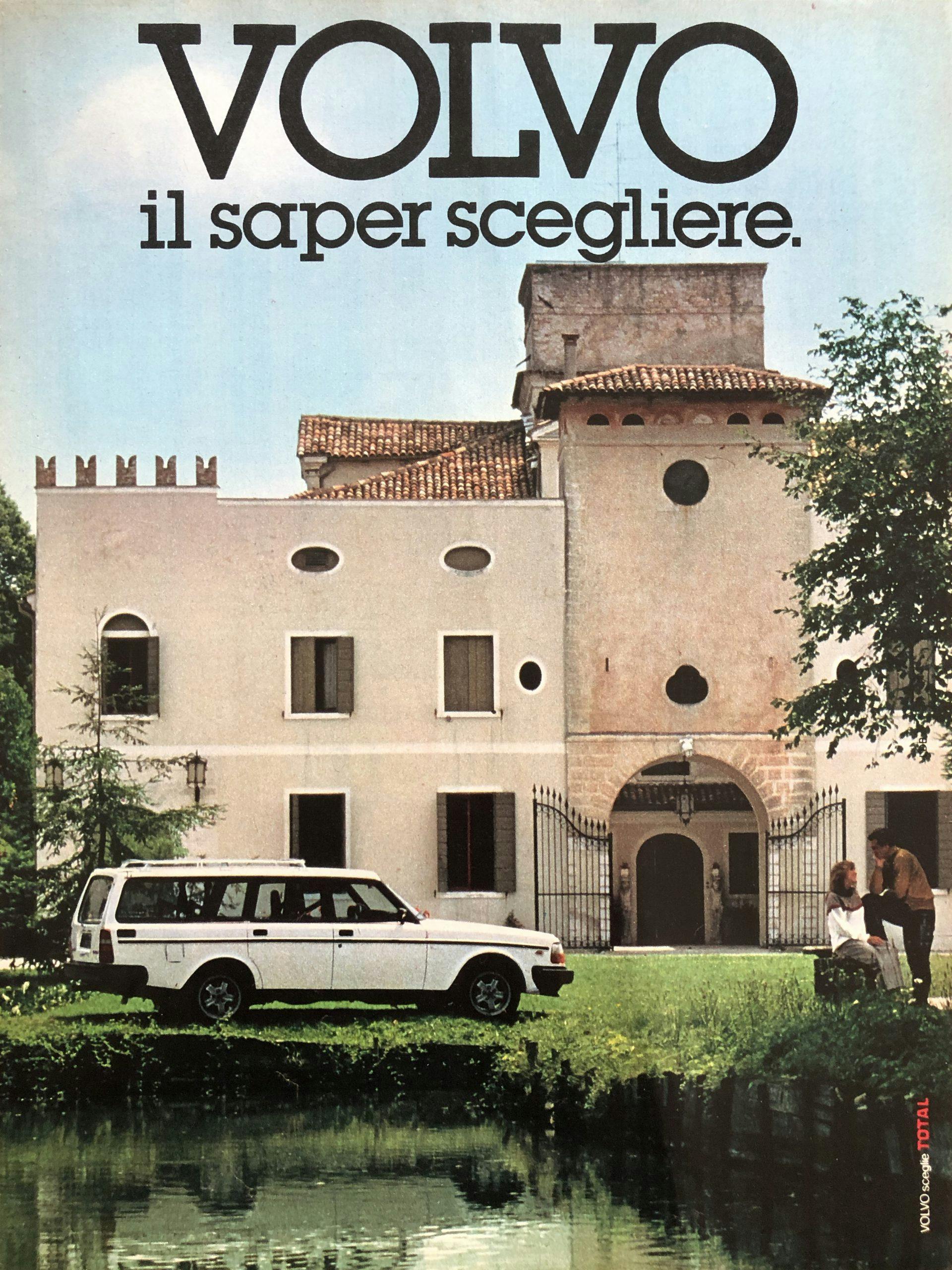 1983 Volvo 245 Turbo magazine ad italian