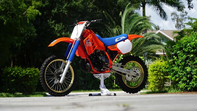 1986 Honda CR250 Front