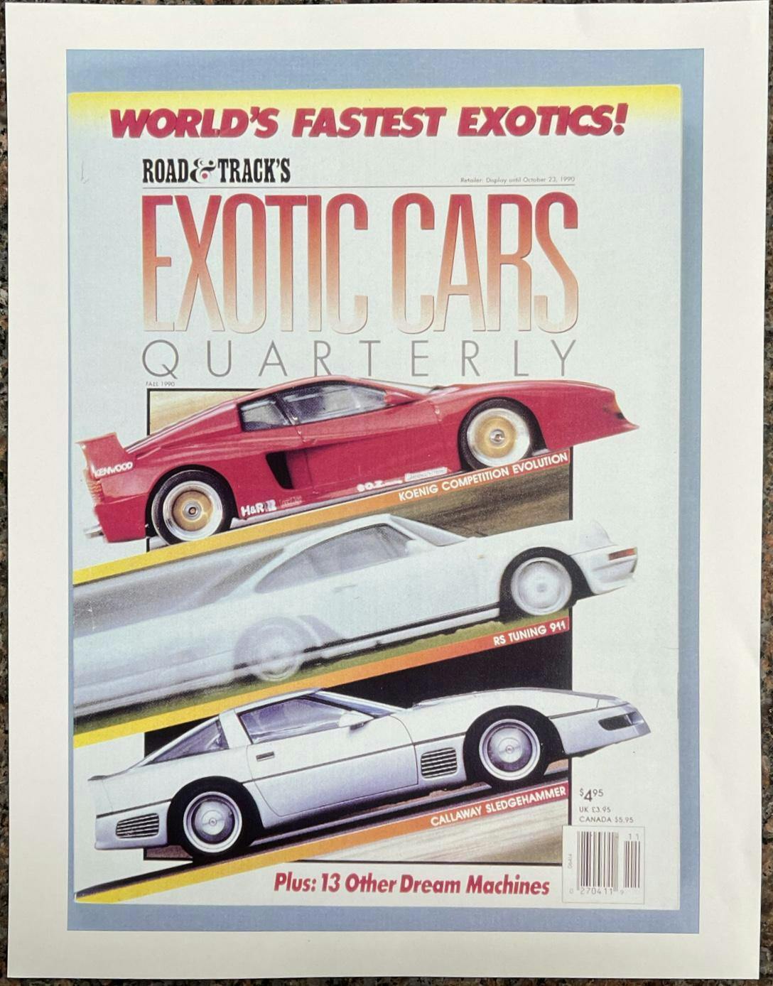 1988 Chevrolet Corvette Callaway SledgeHammer BaT R&T cover