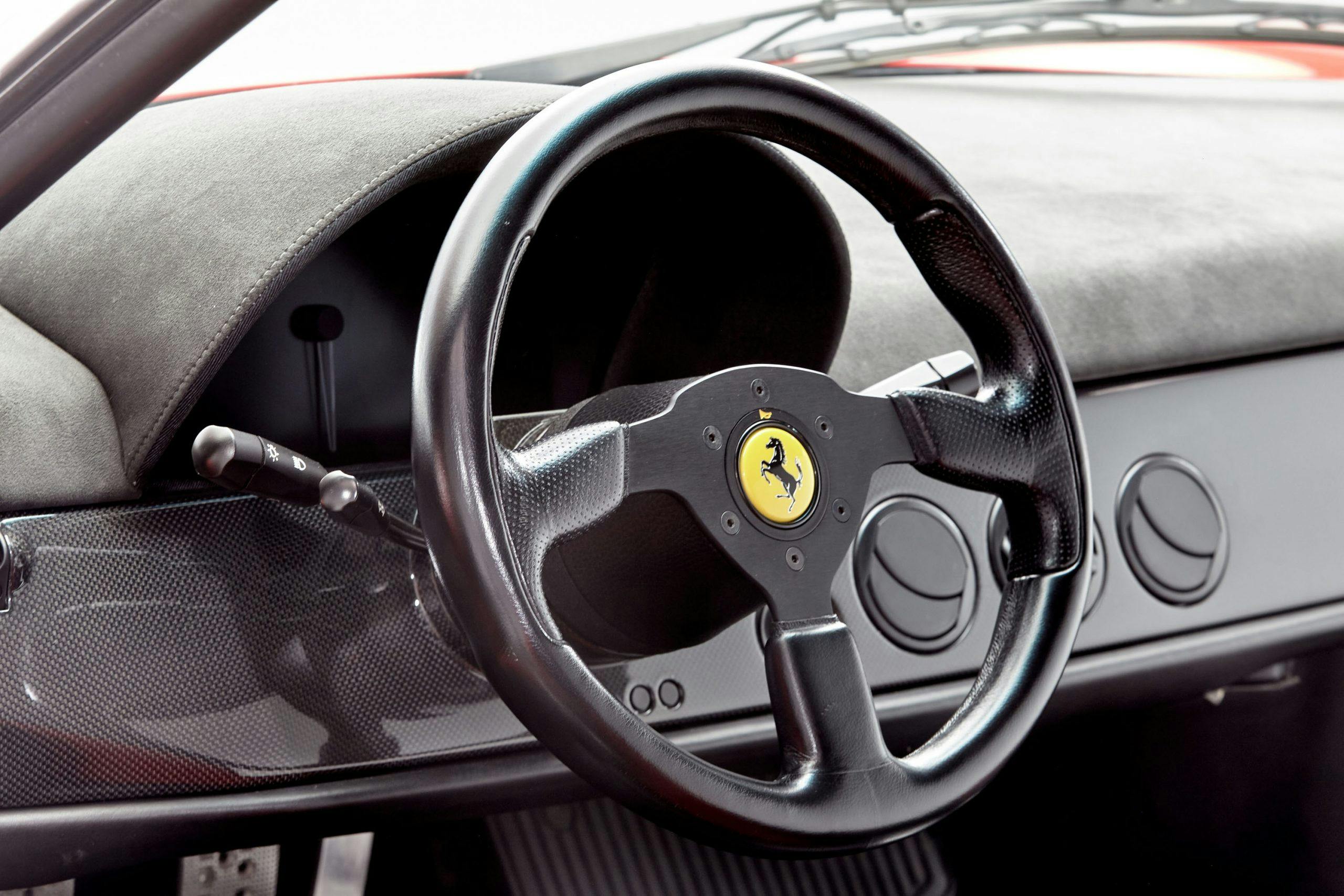 Ferrari F50 interior steering wheel