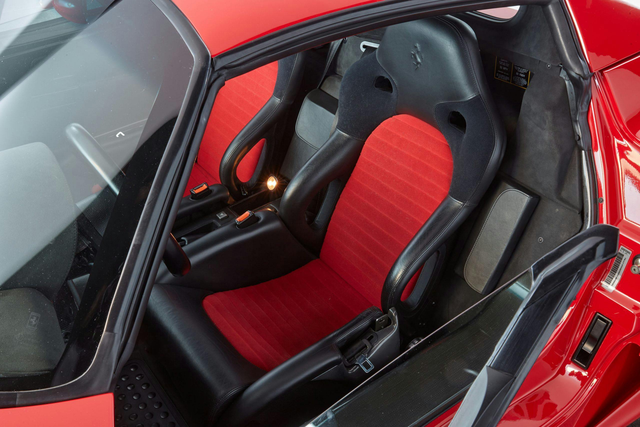 Ferrari F50 interior driver seat