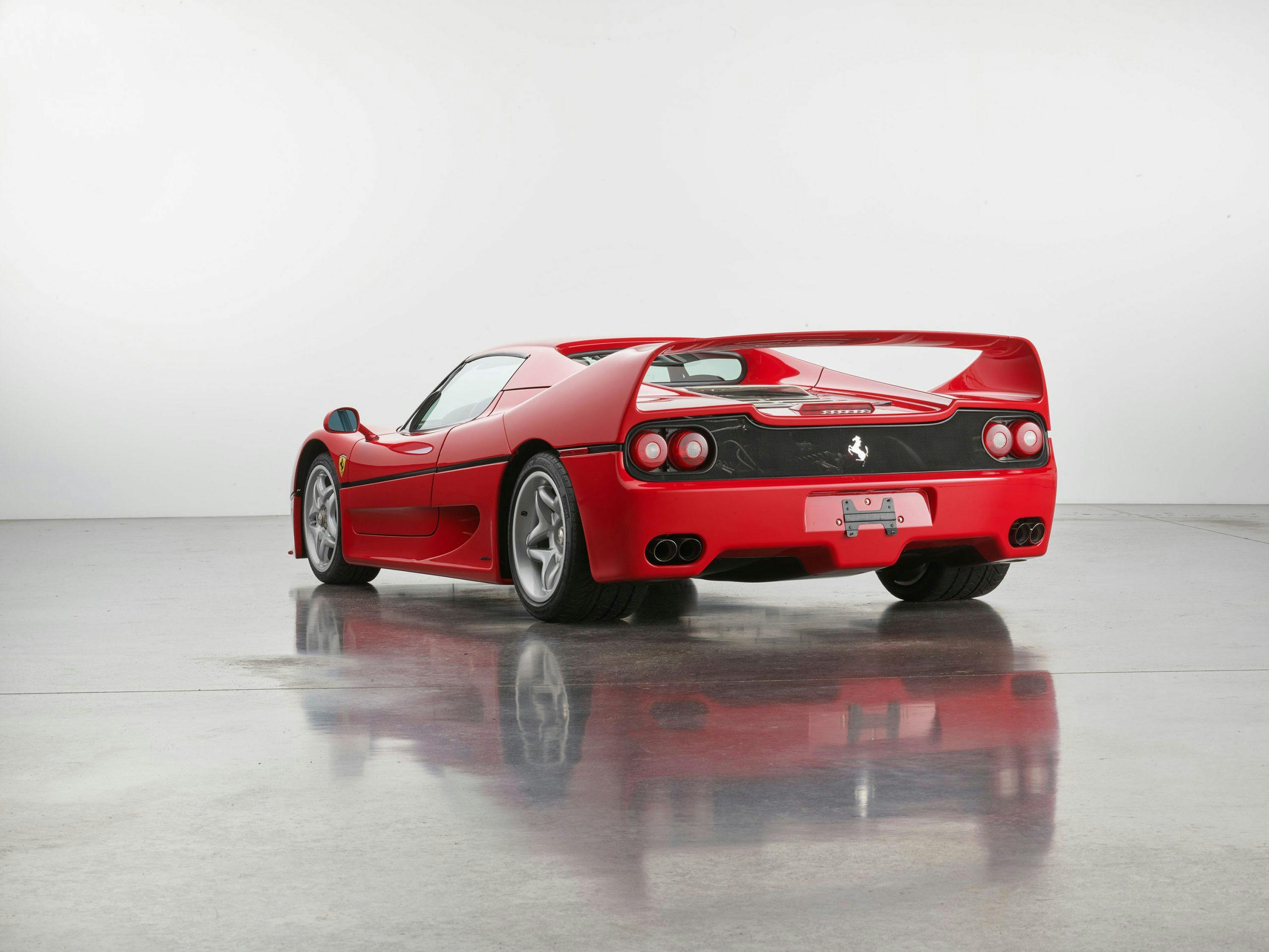 1995 Ferrari F50 rear three-quarter