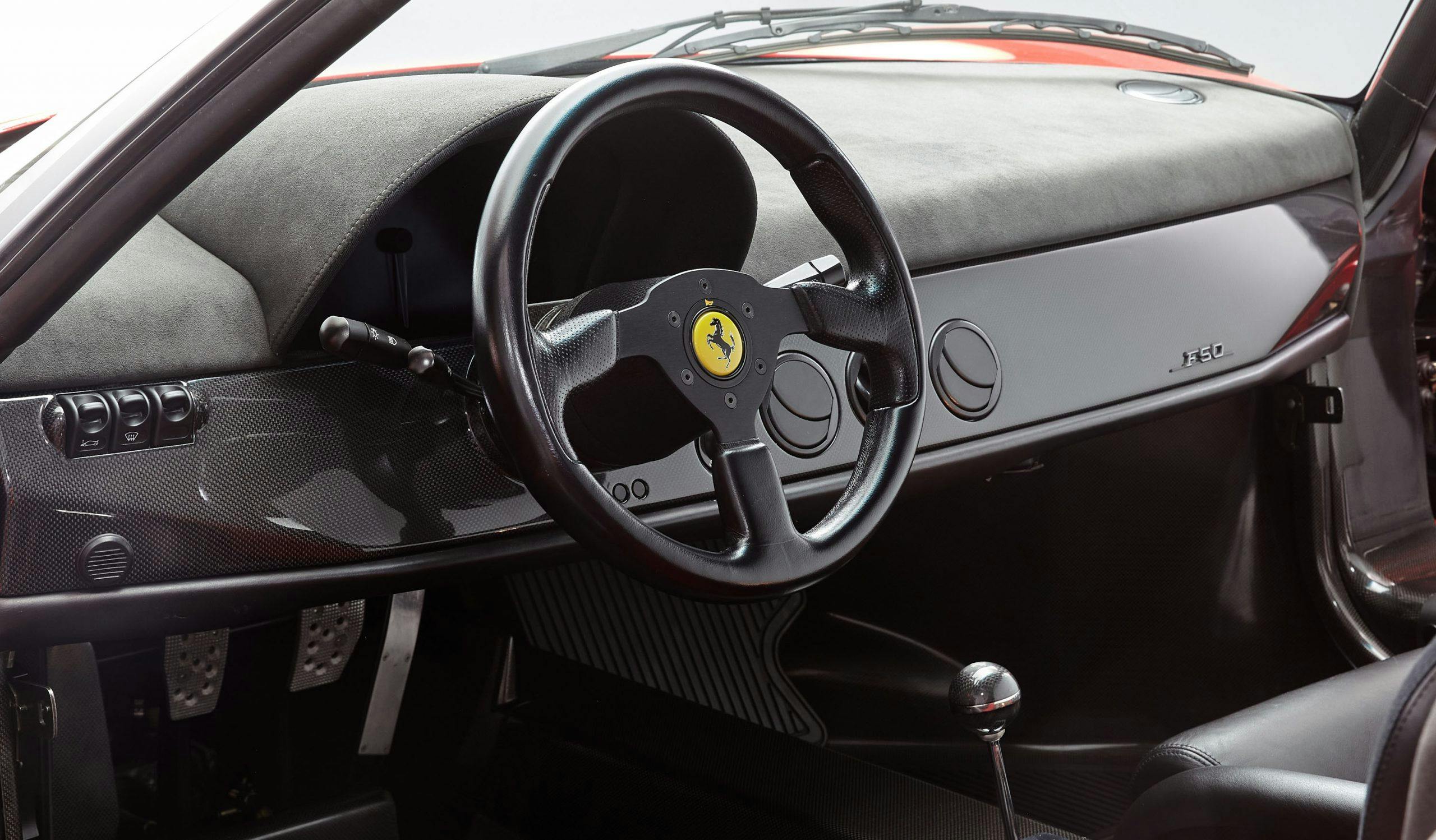 1995 Ferrari F50 interior