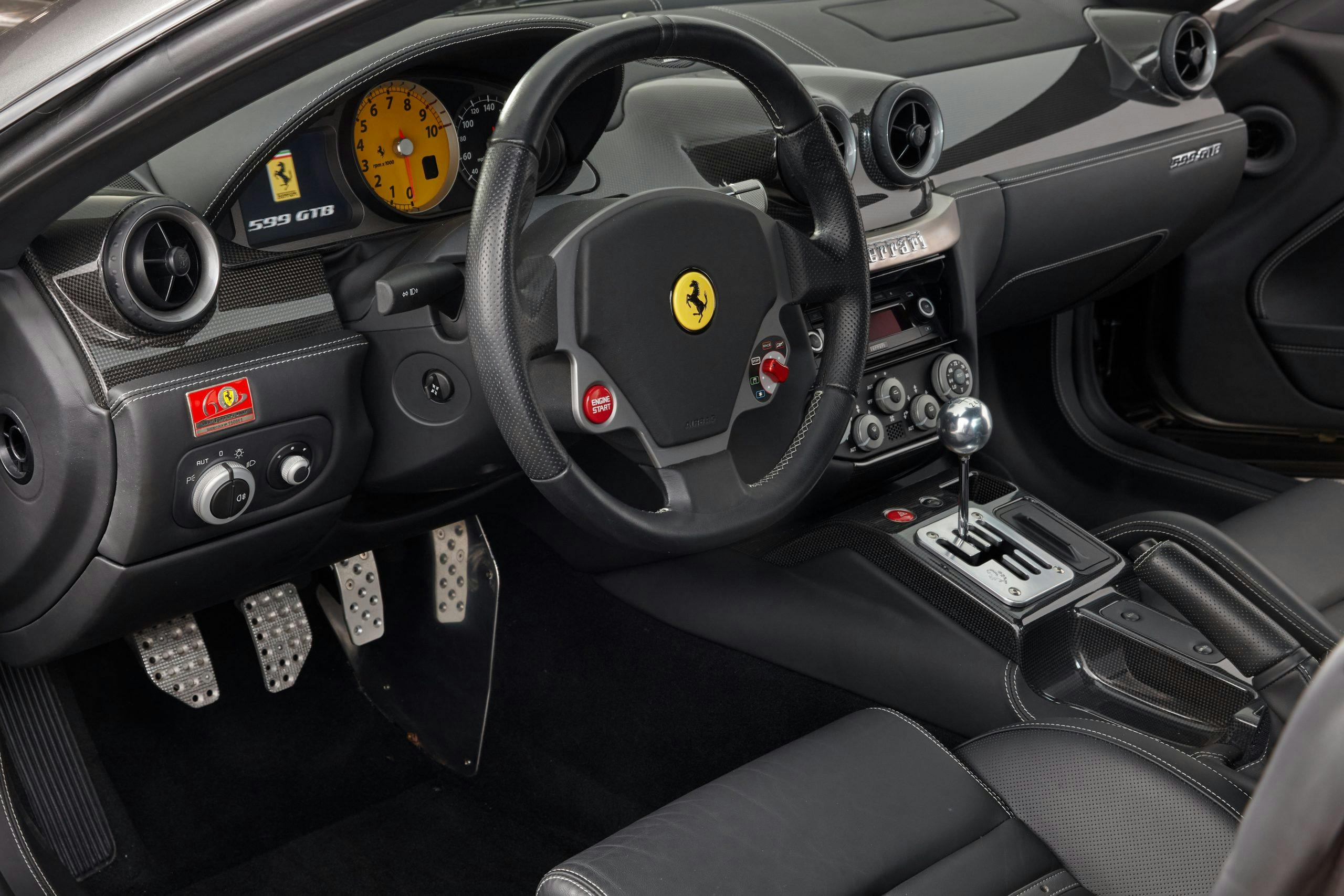 Ferrari 599 GTB Fiorano interior