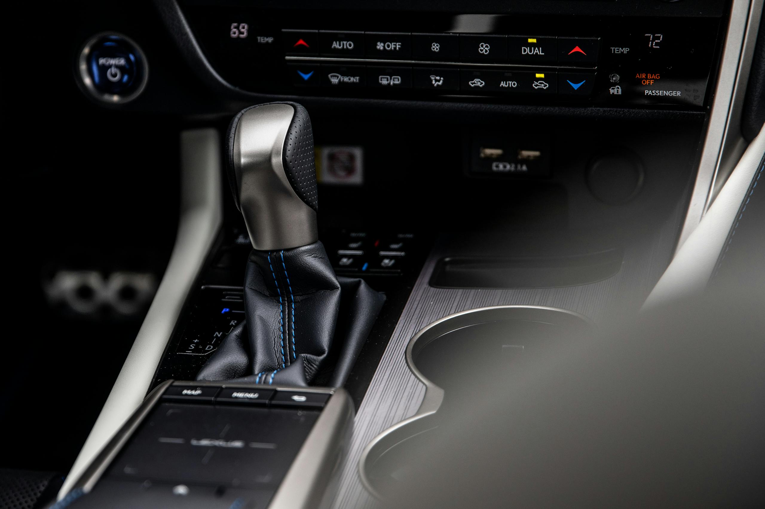 2021 Lexus RX450h interior shifter