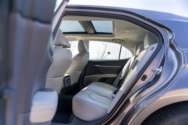 2021 Toyota Camry XLE AWD rear seat