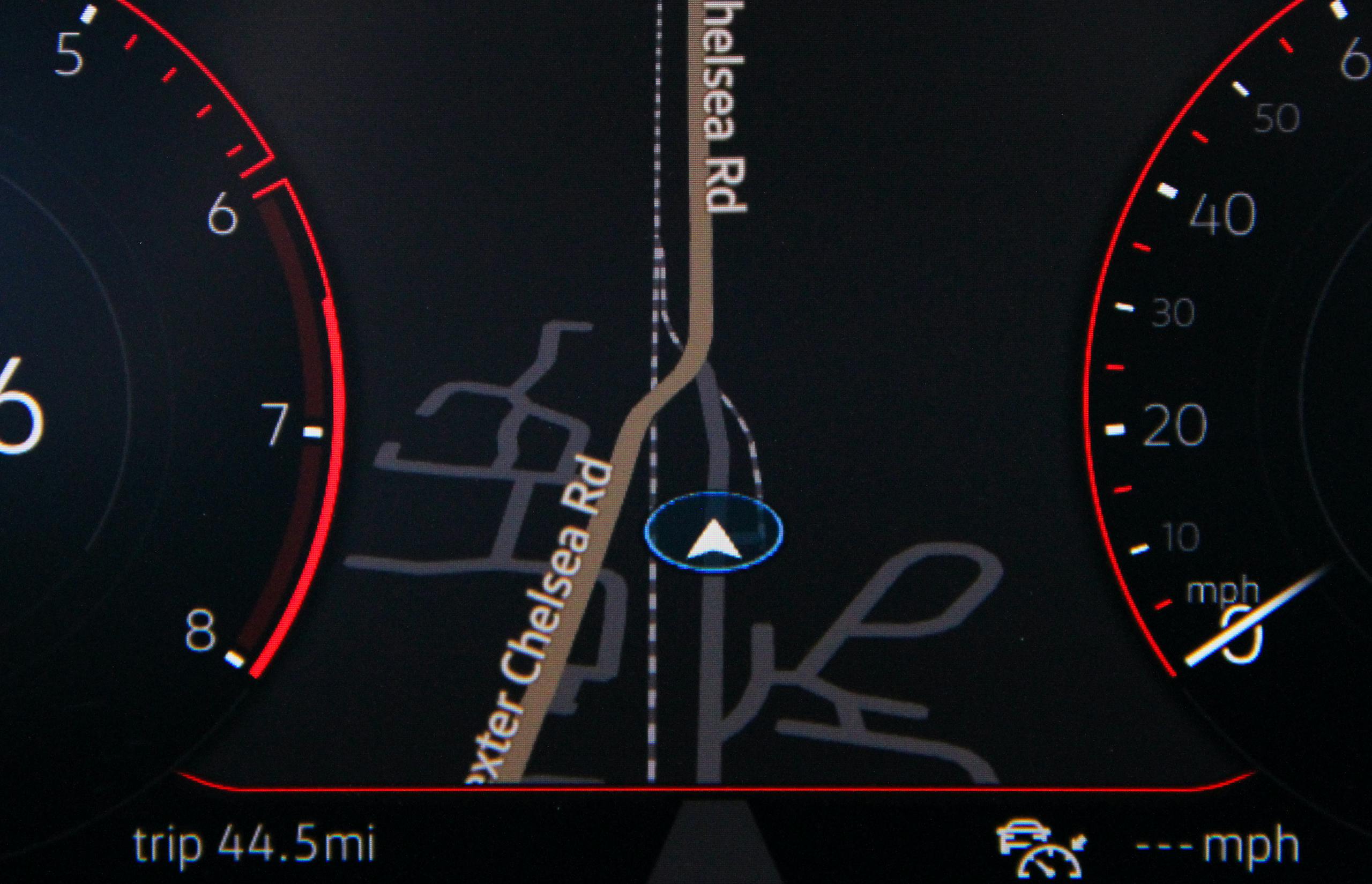 2022 Volkswagen Taos SEL AWD dash map turn by turn