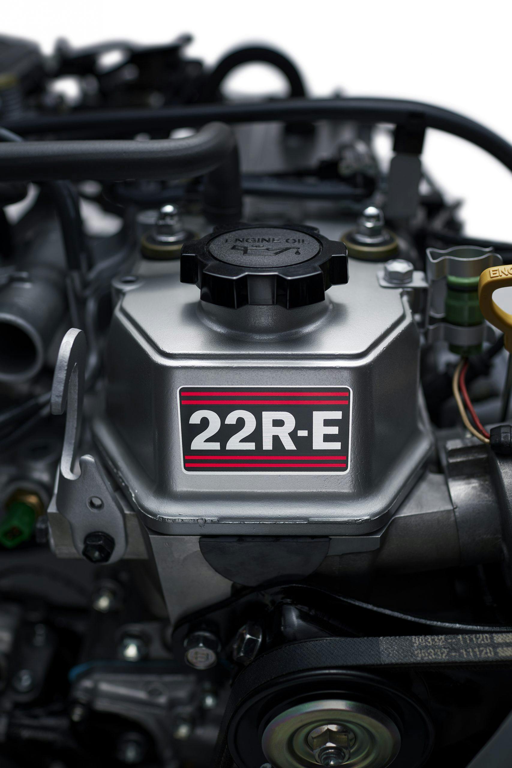 toyota 22R E engine sticker