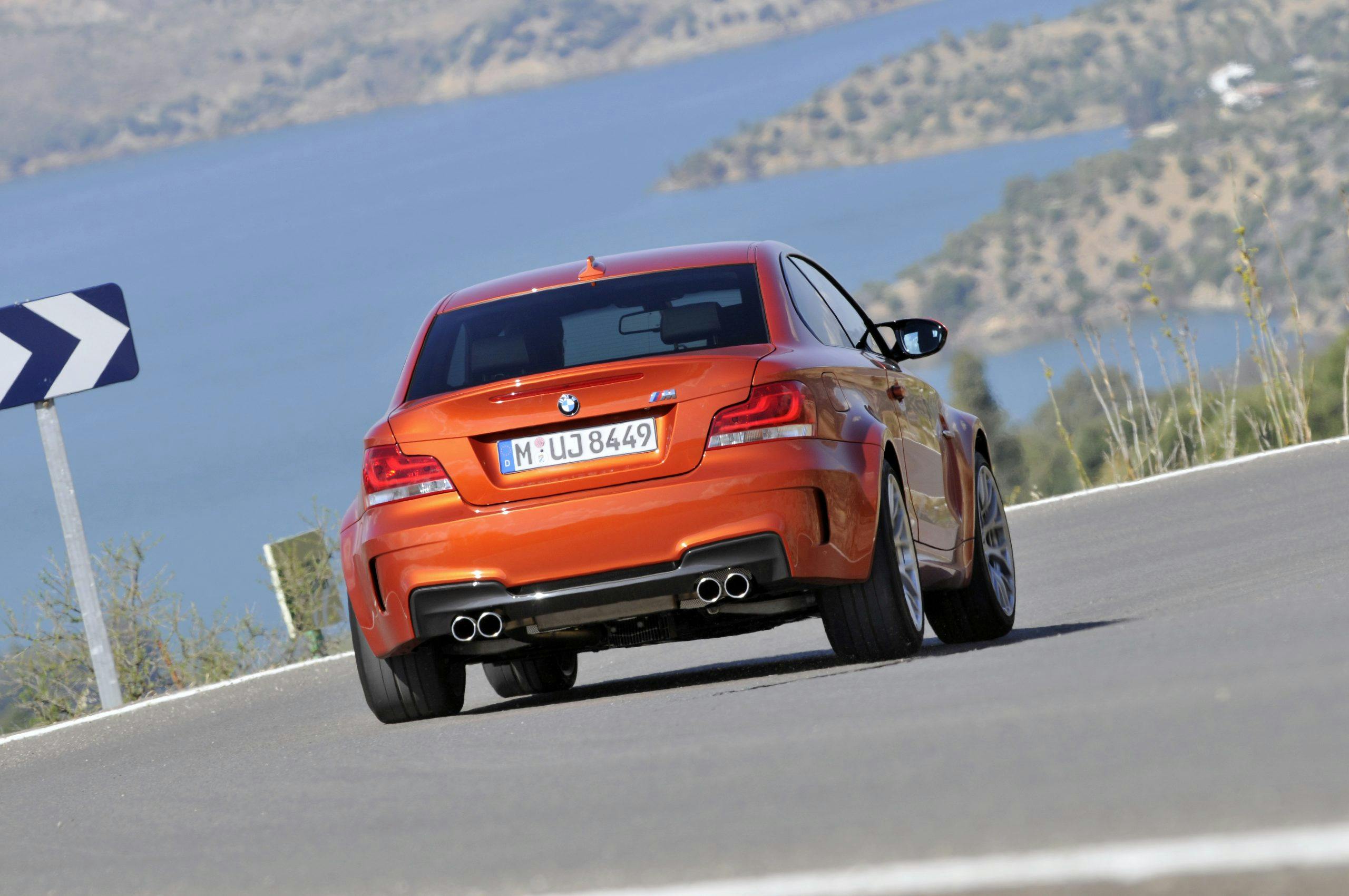 BMW 1 Series M Coupe rear action