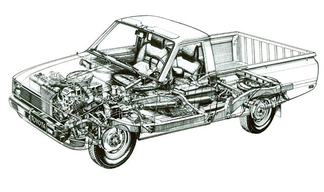 1979 SR5 Halfton Truck Drawing