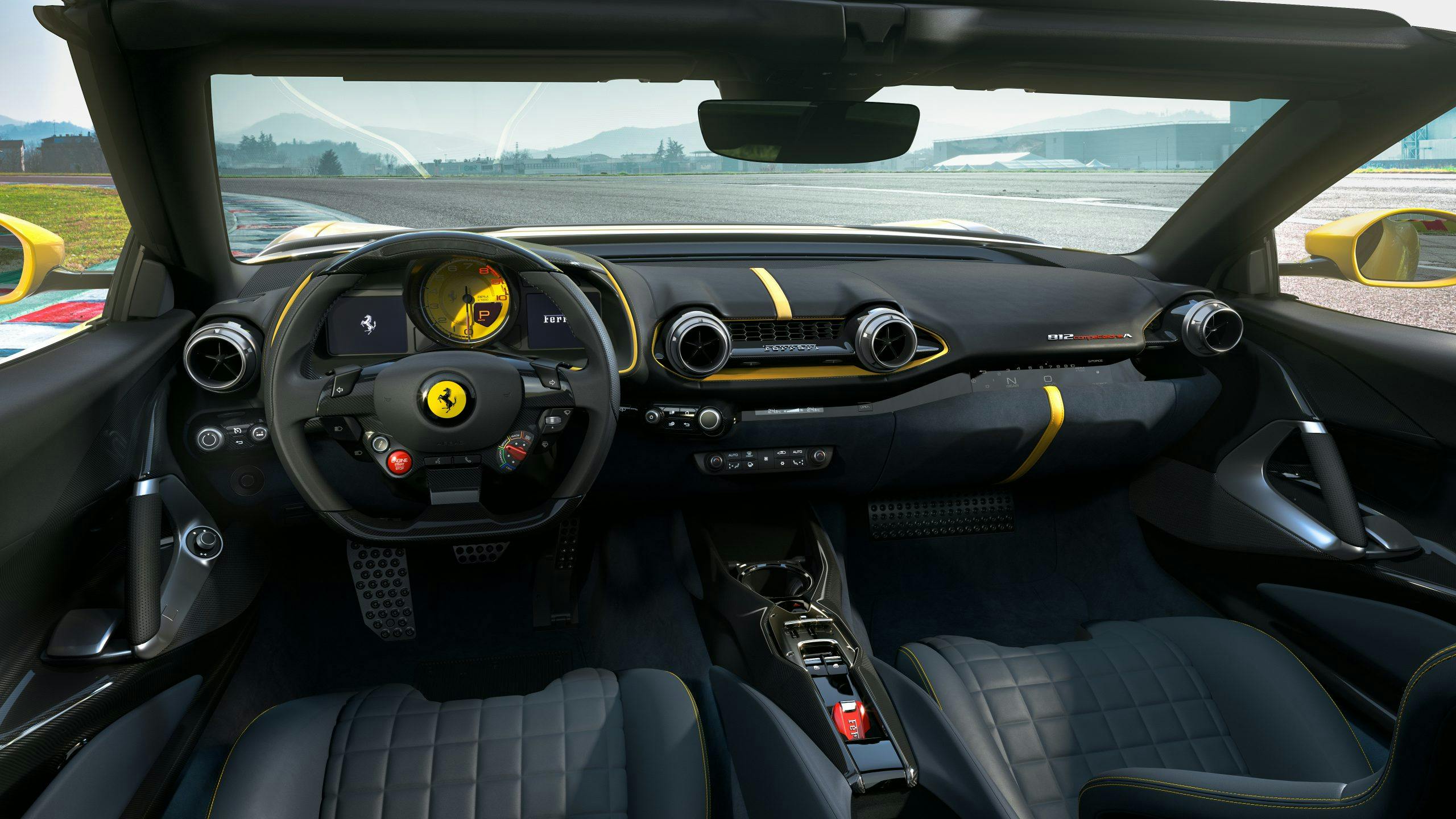 Ferrari 812 Competizione interior