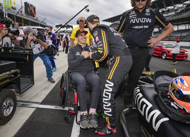 This is the unique hand-control setup Robert Wickens uses to win, Articles