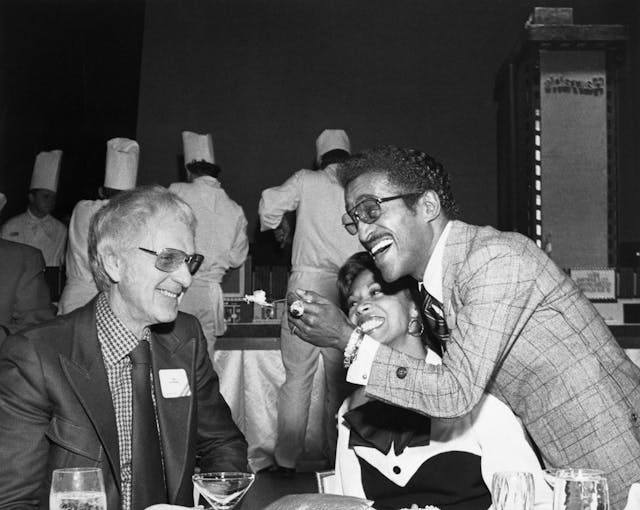 Sammy Davis Jr. and Bill Harrah at Hotel Dedication
