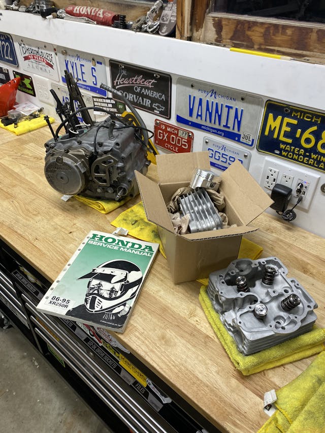 XR250 Engine almost together