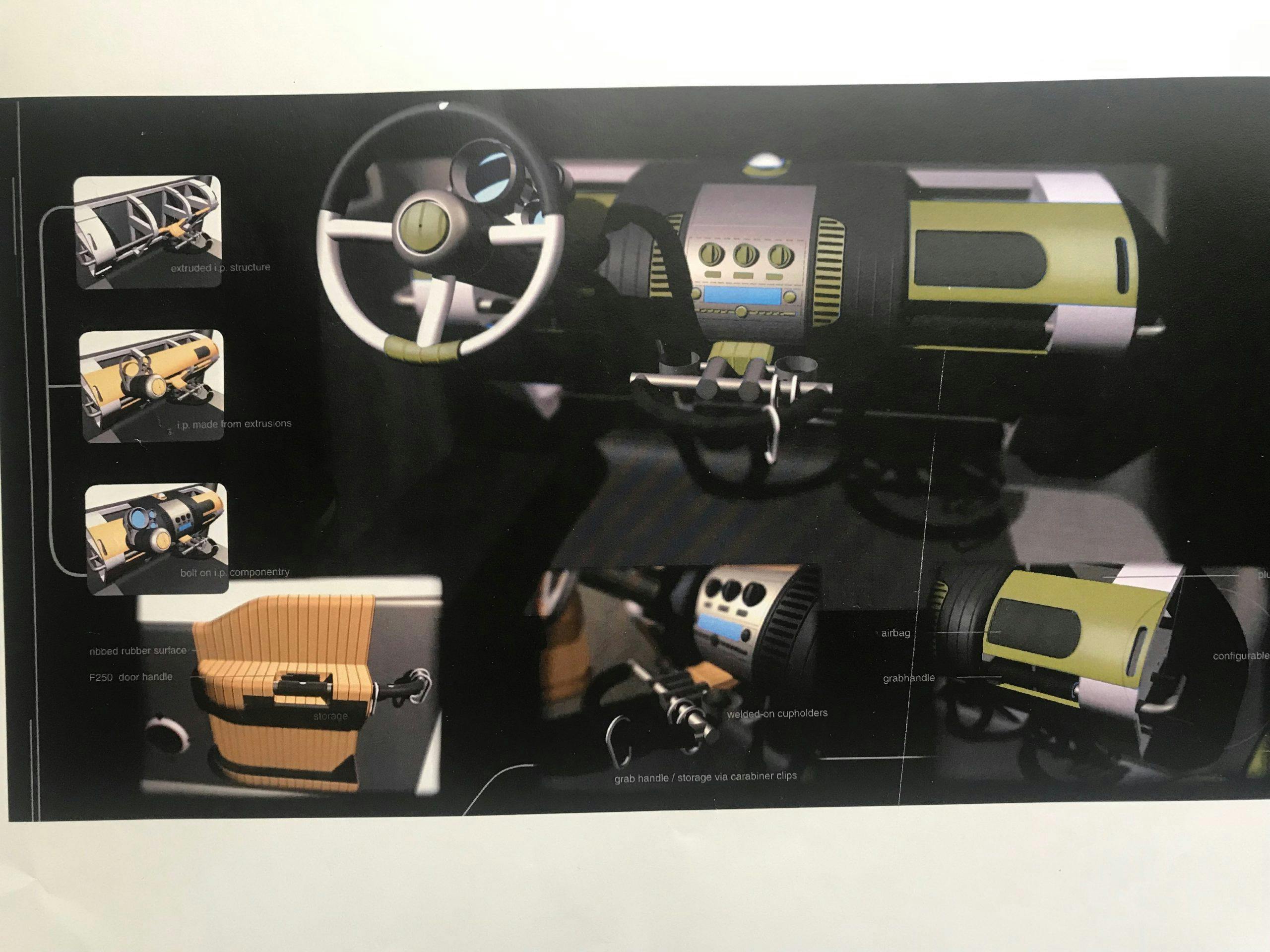 Ford U260 Bronco Concept Interior